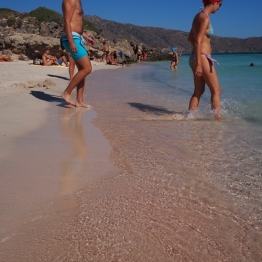 Elafonisi beach, Crete.